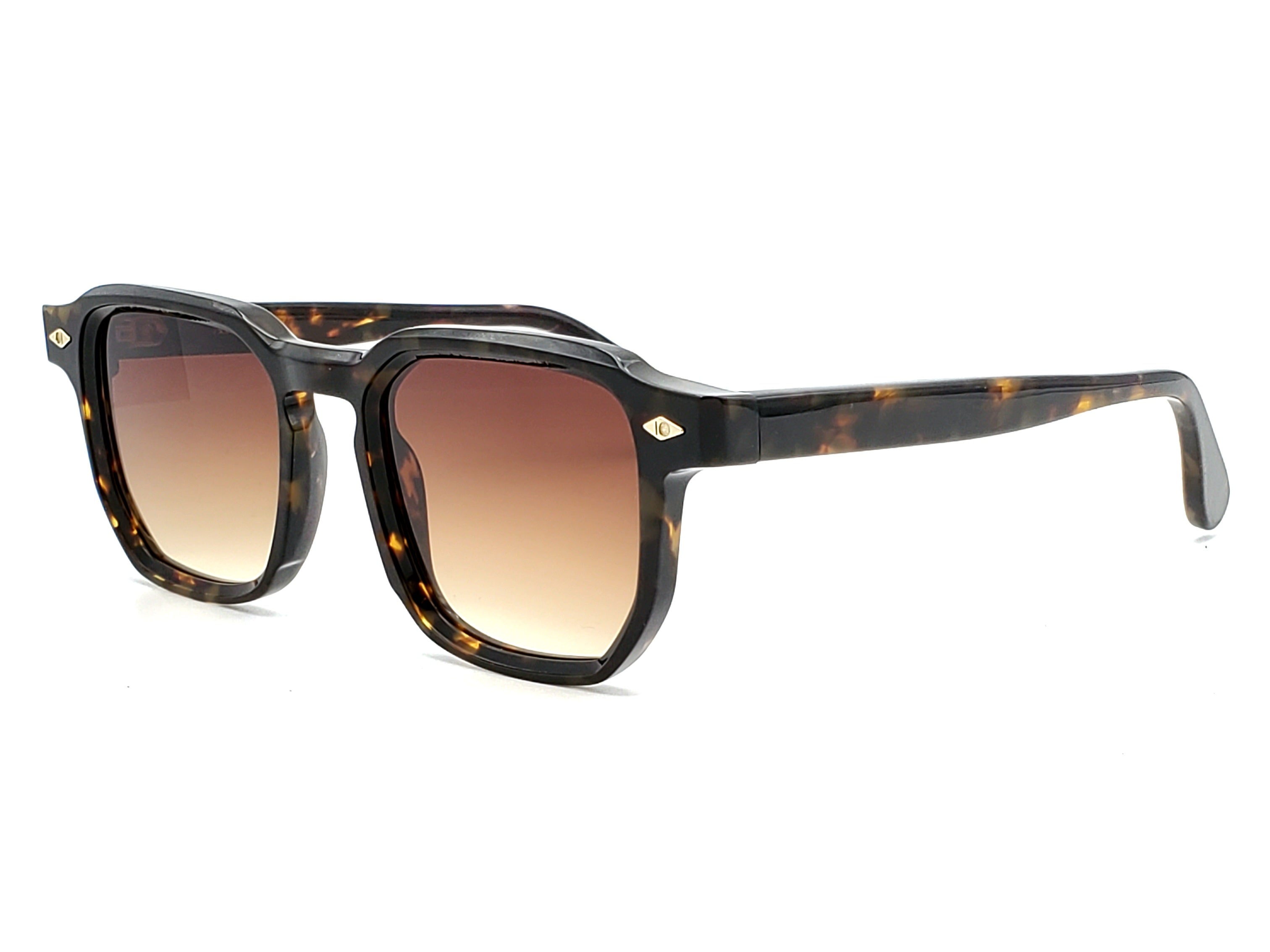 ARTHOD PETRUS JAPANESE TORTOISE SQUARE SUNGLASSES