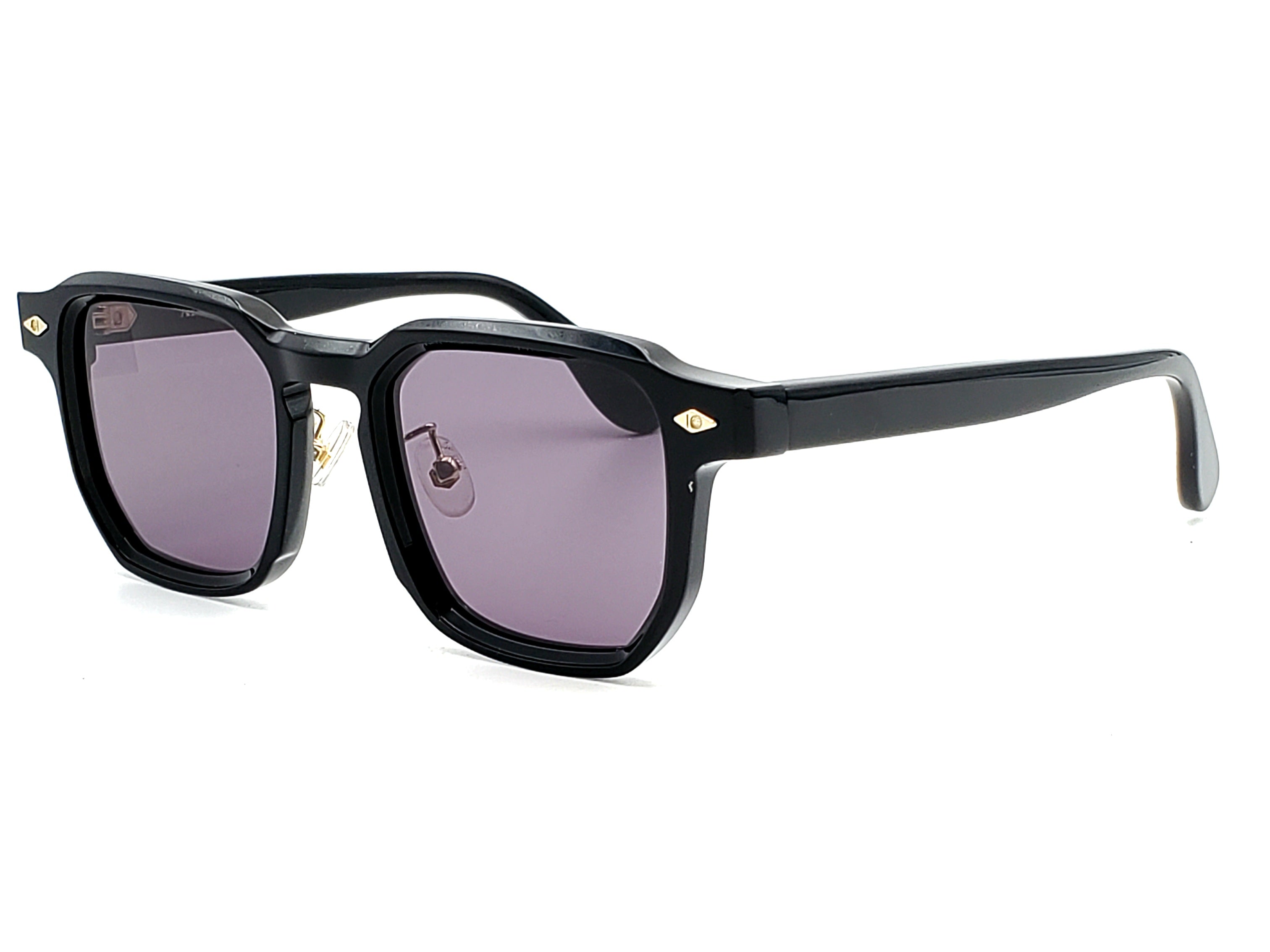 ARTHOD PETRUS BLACK SQUARE SUNGLASSES