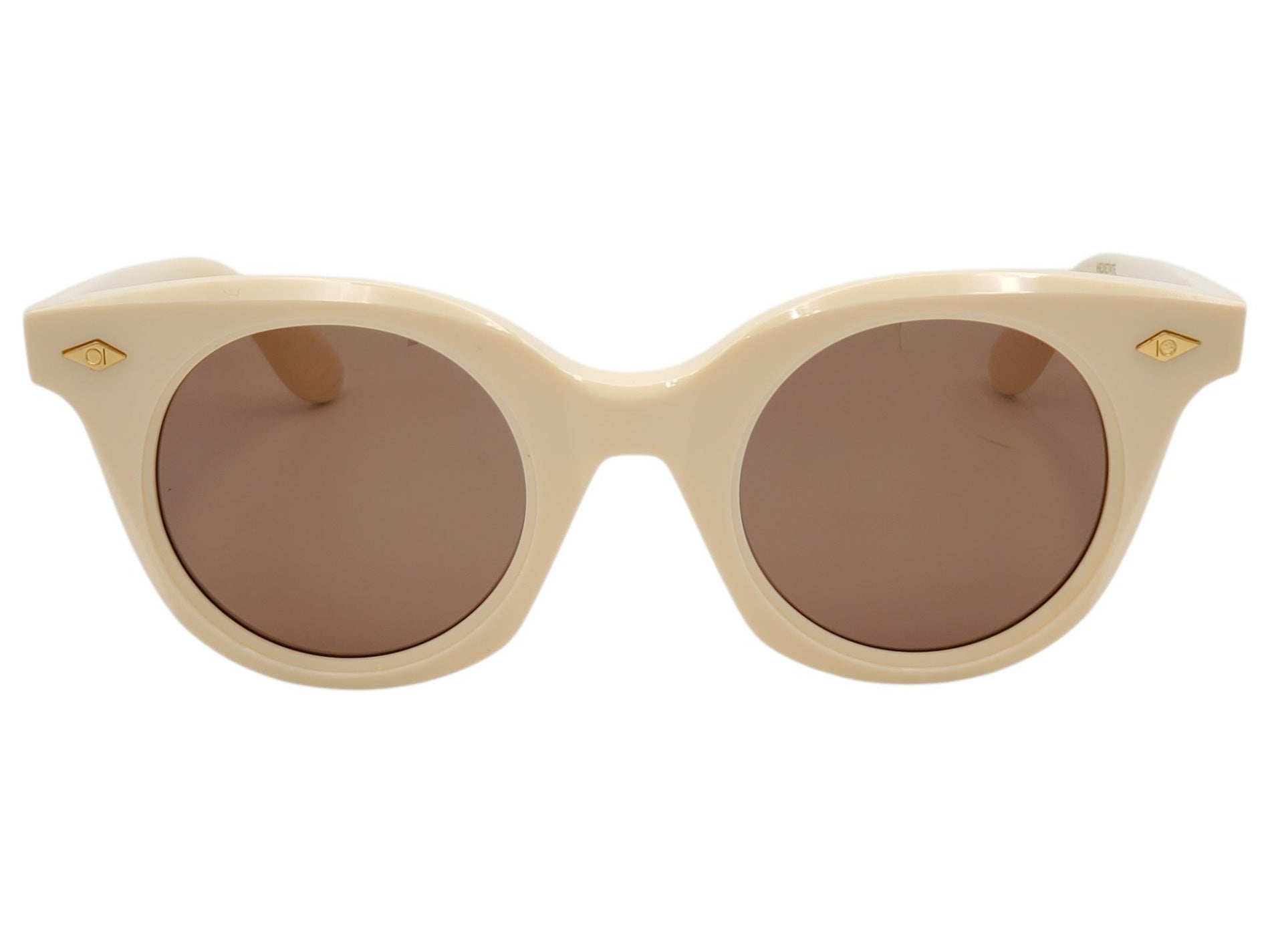 ARTHOD AMAURY NOUGAT ROUND SUNGLASSES
