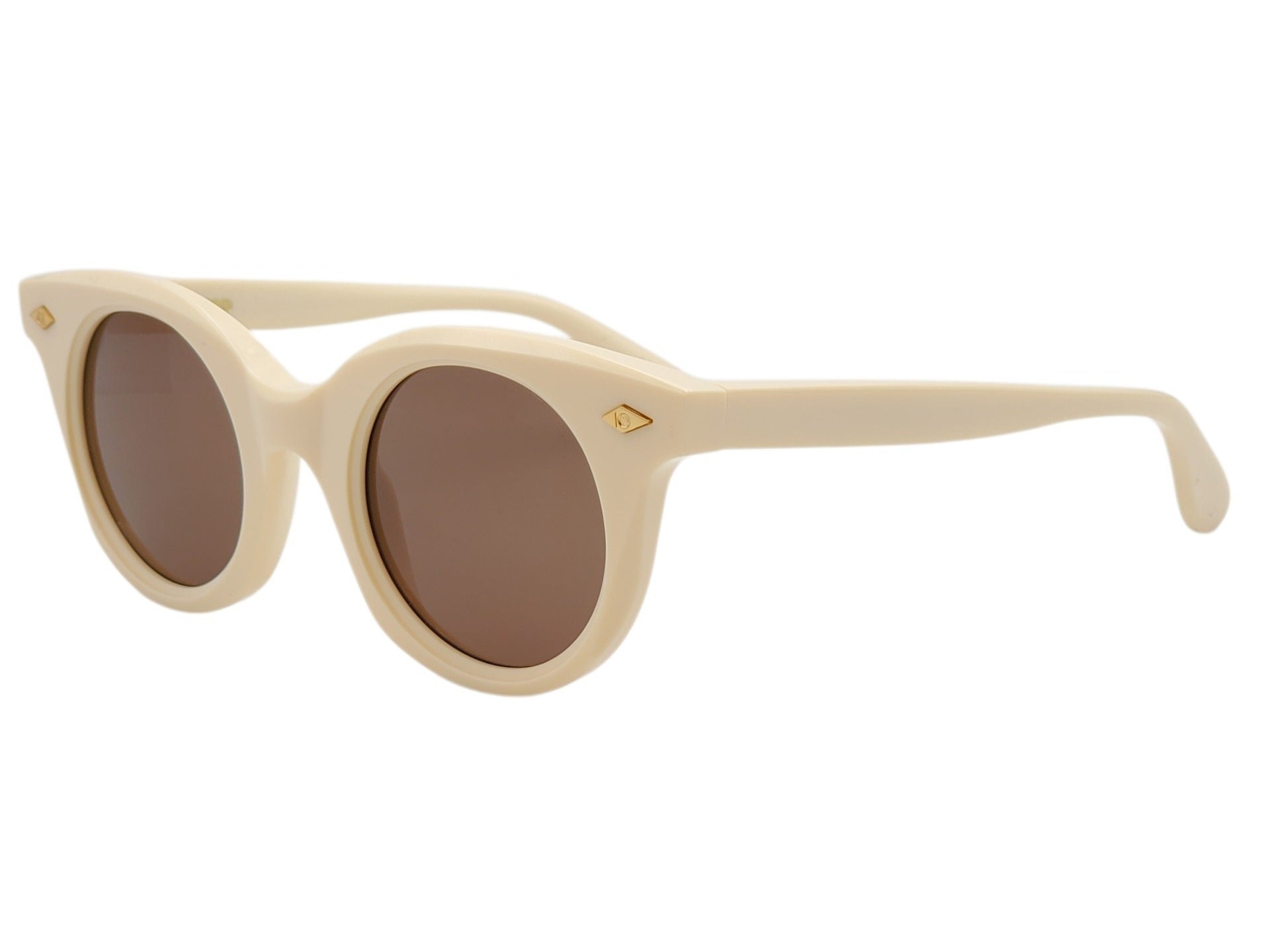 ARTHOD AMAURY NOUGAT ROUND SUNGLASSES