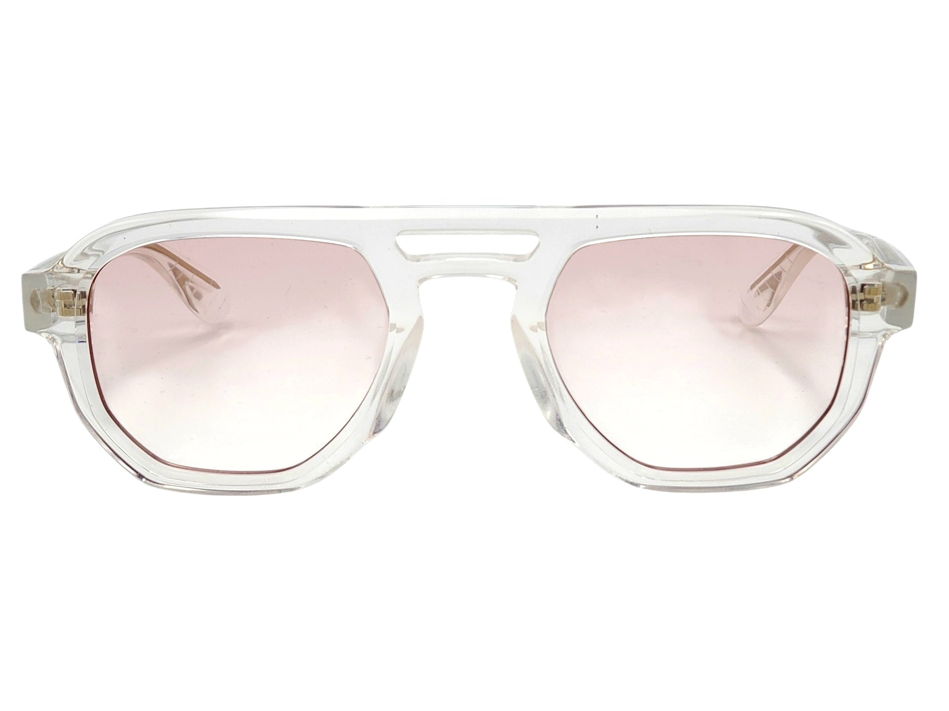 ARTHOD HORACE CRYSTAL CLEAR AVIATOR SUNGLASSES