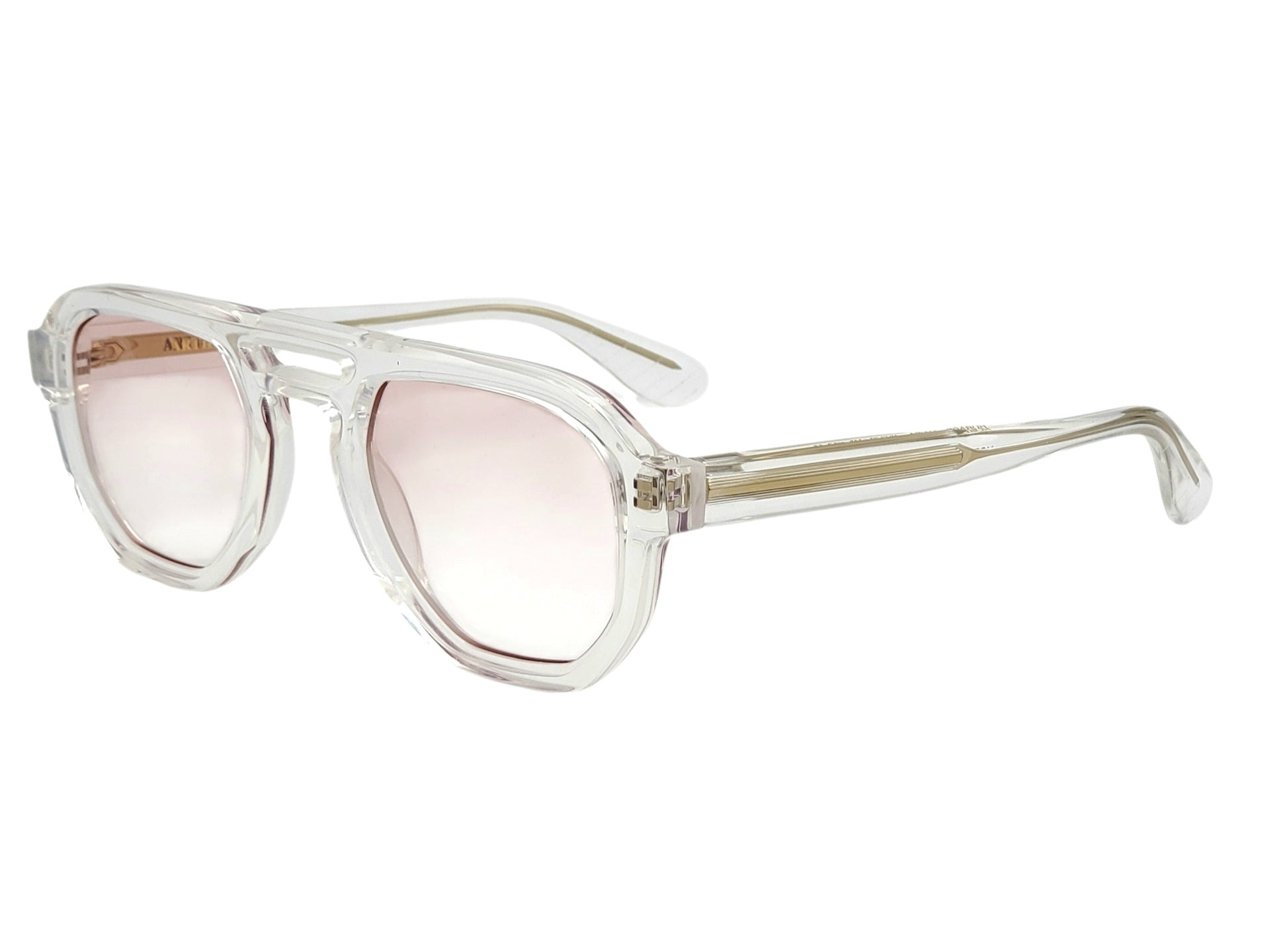 ARTHOD HORACE CRYSTAL CLEAR AVIATOR SUNGLASSES