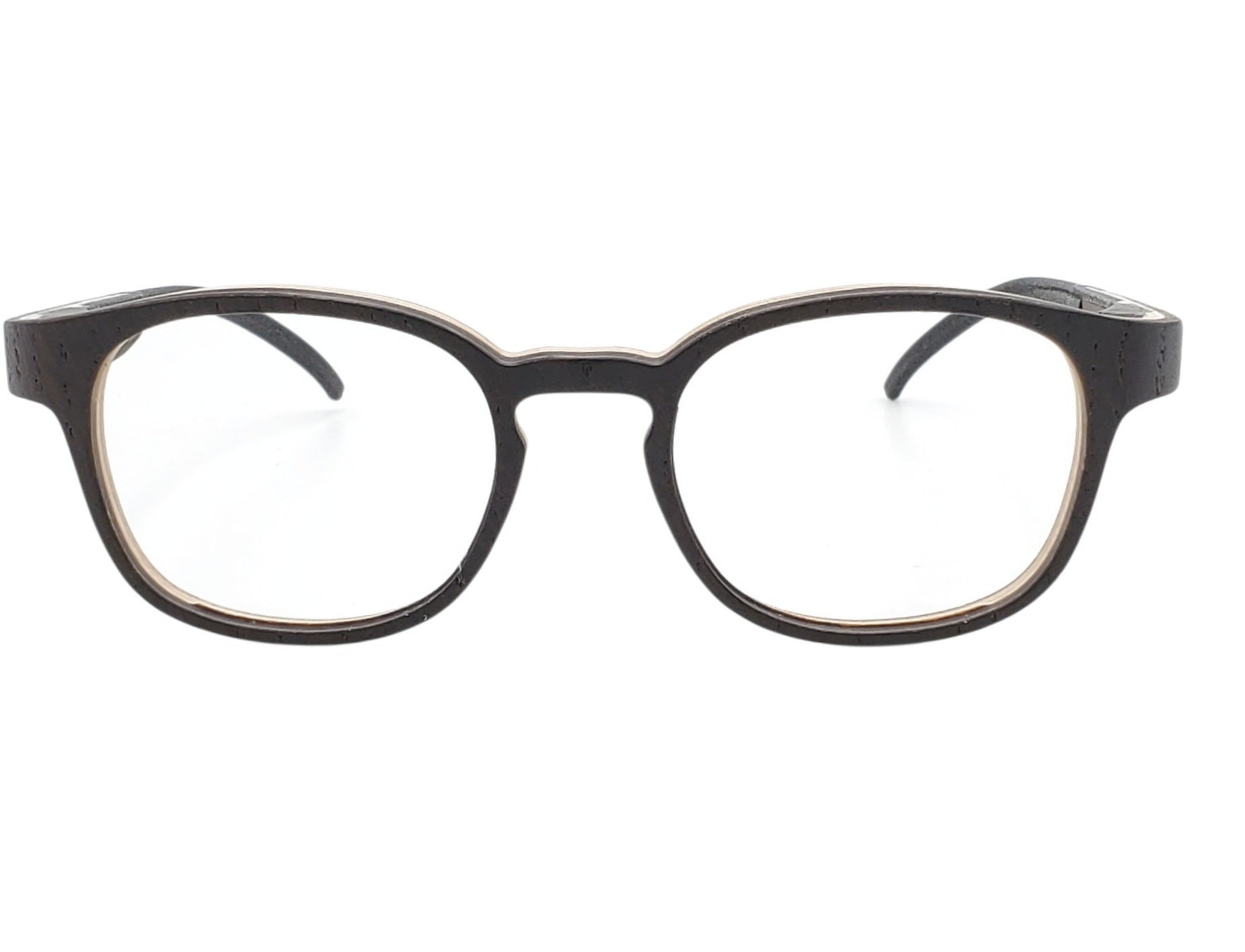 ROLF EYEWEAR LANDAULET BOG OAK/TWISTED WOOD SQUARE OPHTHALMIC GLASSES