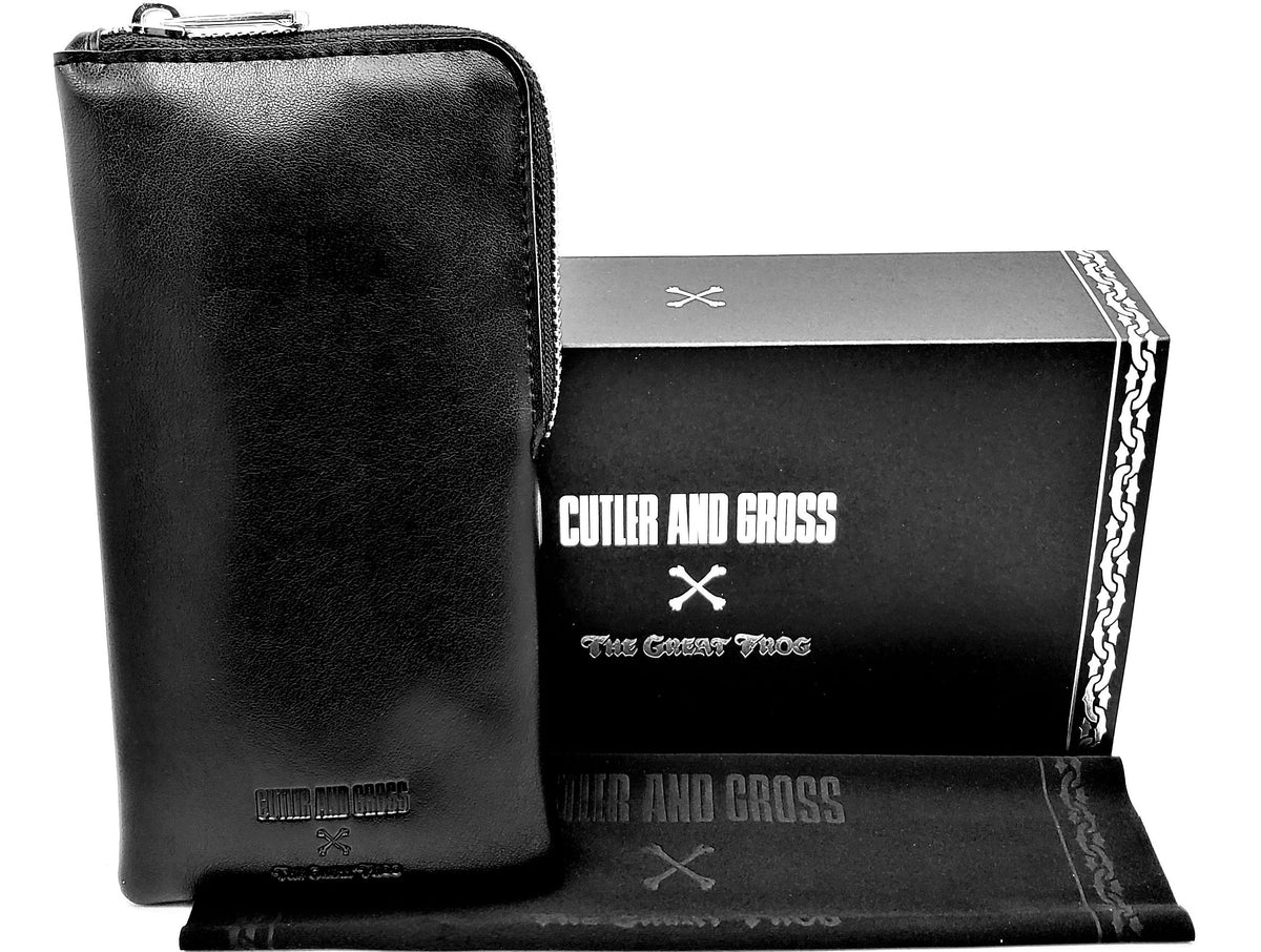 CUTLER & GROSS THE GREAT FROG "BONES LINK" GFSN-005 RECTANGLE SUNGLASSES