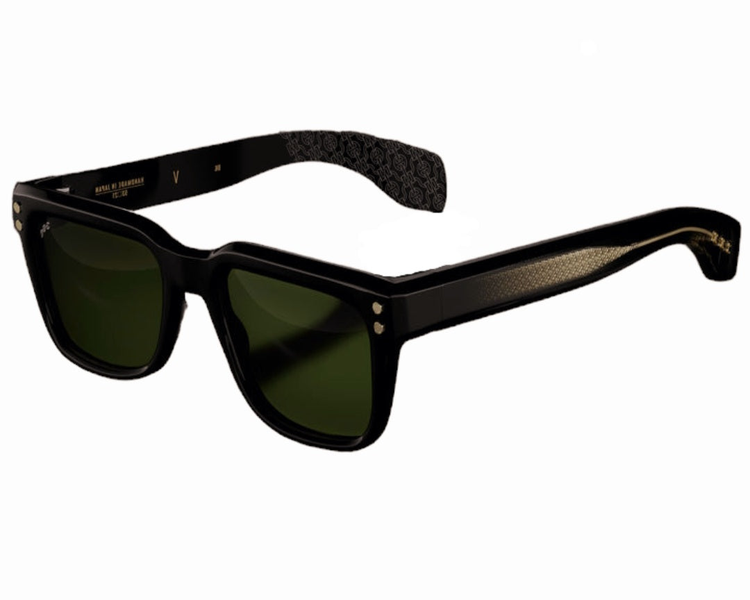 HOORSENBUHS MODEL V | BLACK SQUARE SUNGLASSES