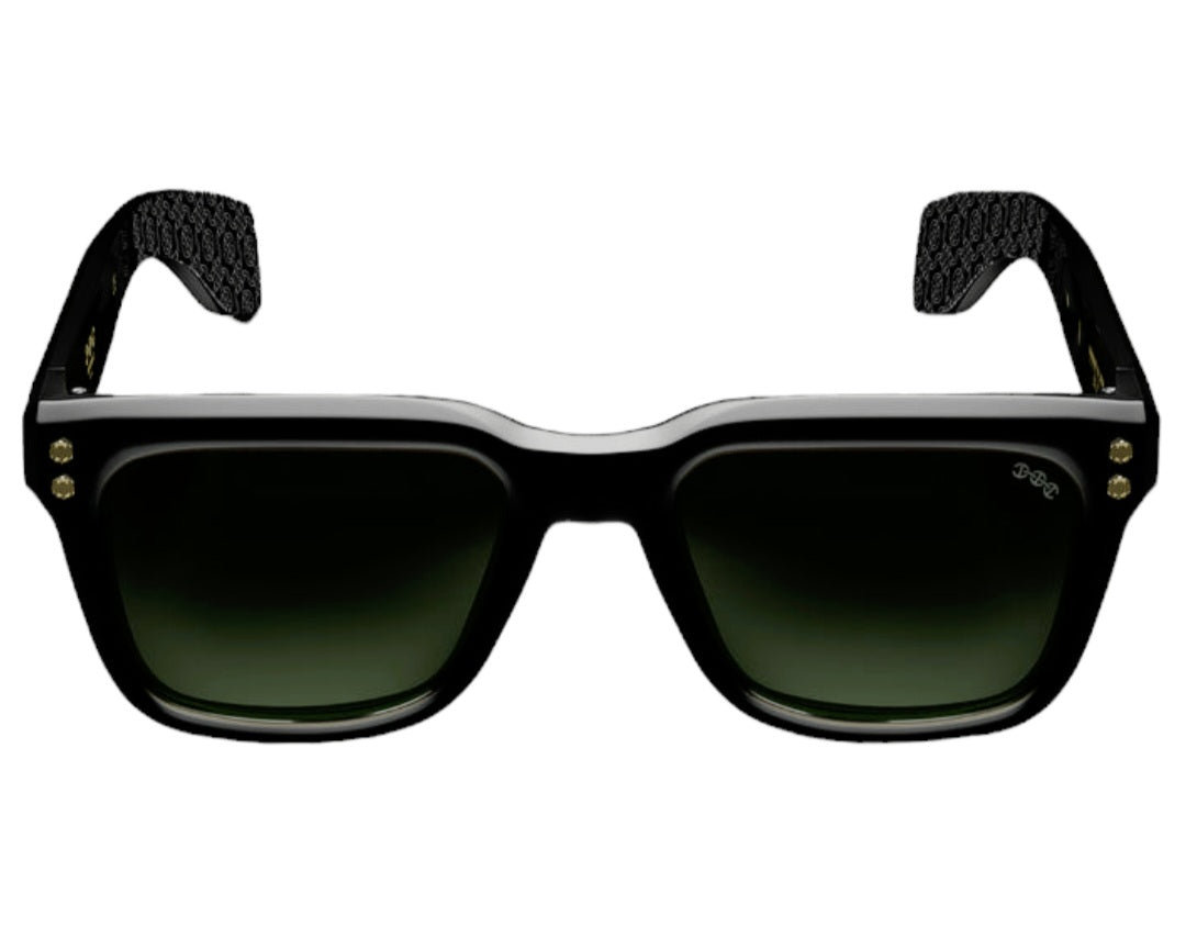 HOORSENBUHS MODEL V | BLACK SQUARE SUNGLASSES