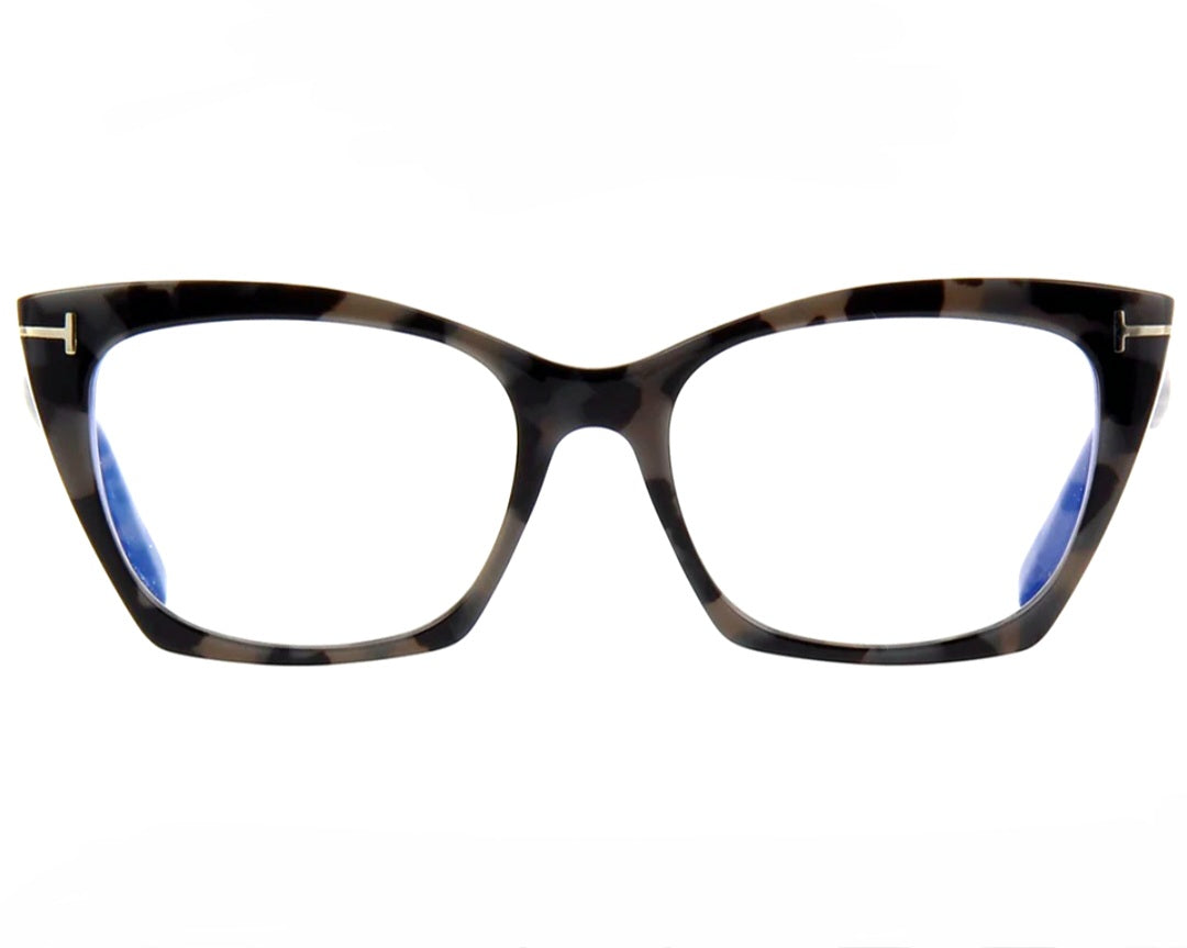 TOM FORD TF5709-B SQUARE CAT EYE OPTHALMIC GLASSES