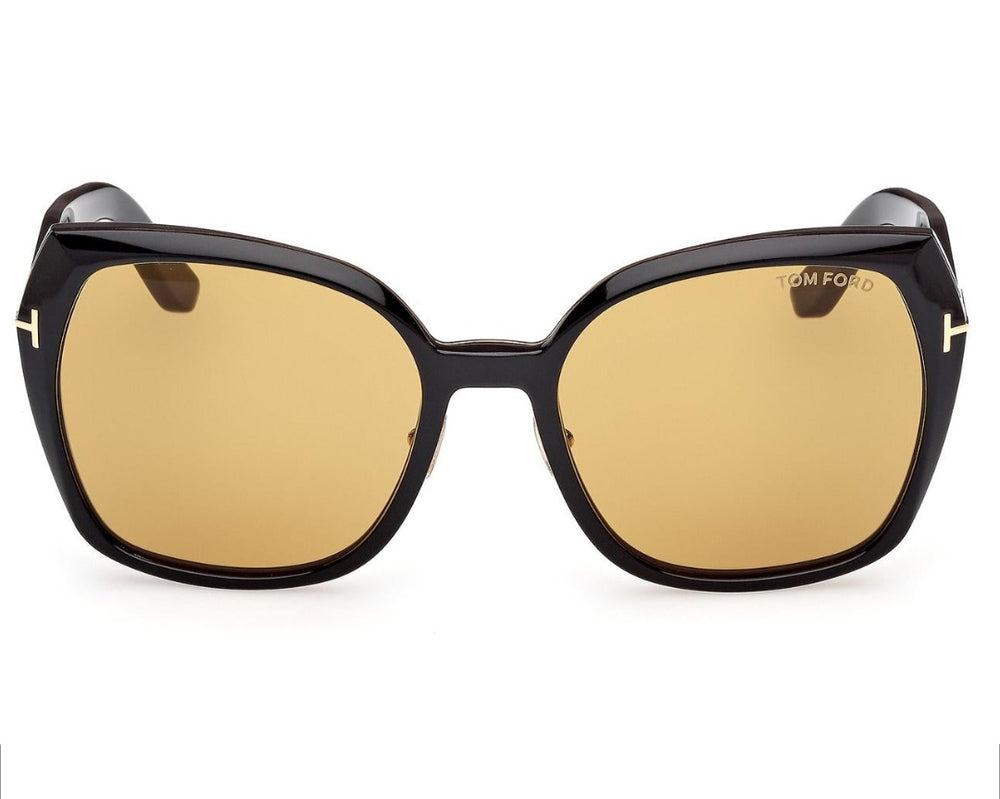 サングラス Tom Ford Sunglasses TF1054K 01B Square Asian Fit Tom Ford Kendel Smoke Gradient Square Unisex Sunglasses