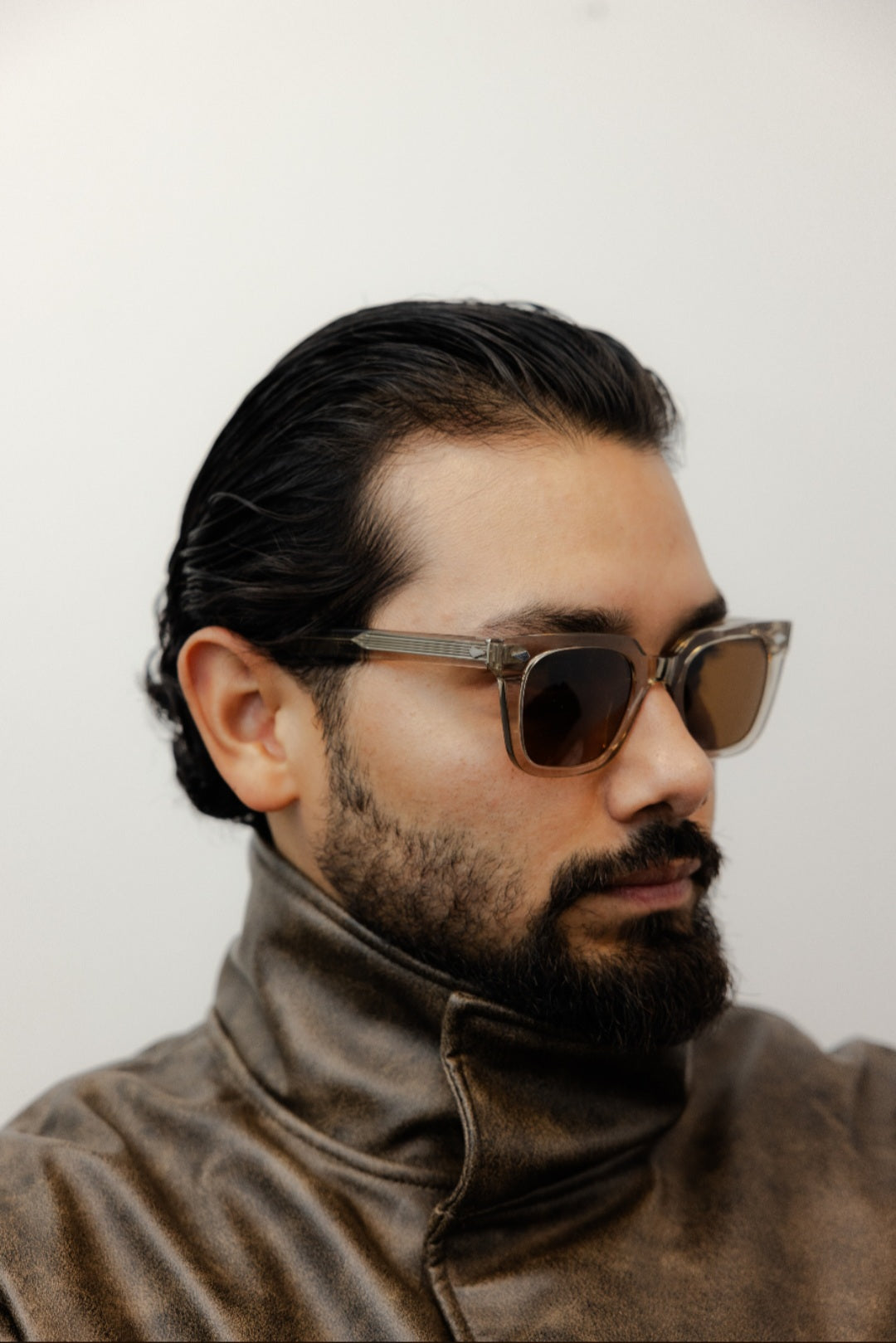 ZACHARY BERNARD DEARBORN SQUARE POLARIZED SUNGLASSES