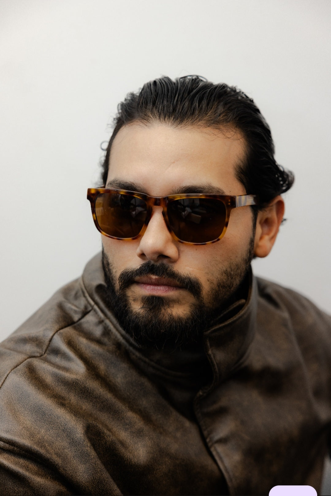 ZACHARY BERNARD STRATFORD SQUARE POLARIZED SUNGLASSES