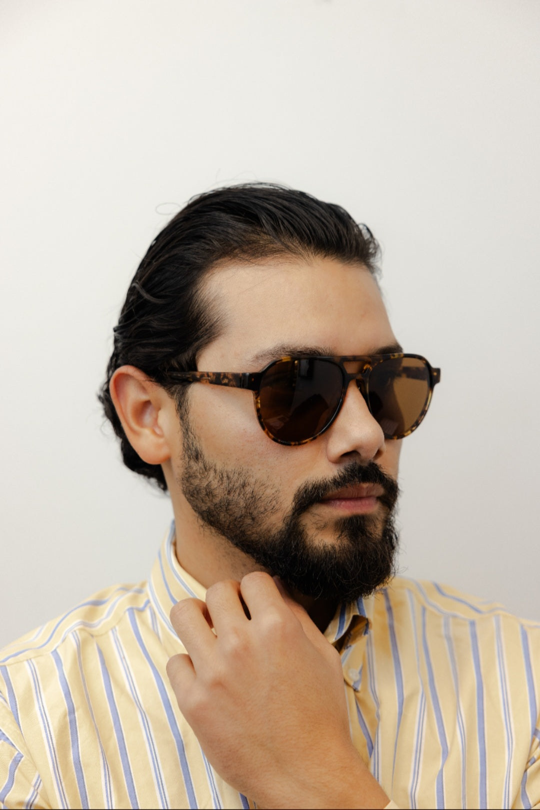 ZACHARY BERNARD BROADWAY AVIATOR POLARIZED SUNGLASSES