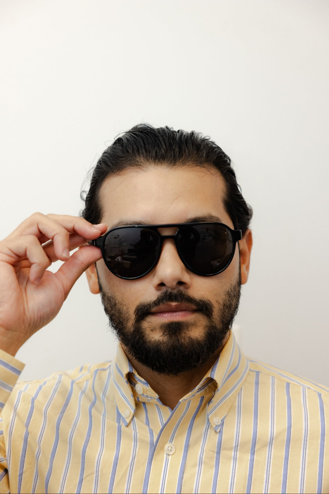 ZACHARY BERNARD BROADWAY AVIATOR POLARIZED SUNGLASSES