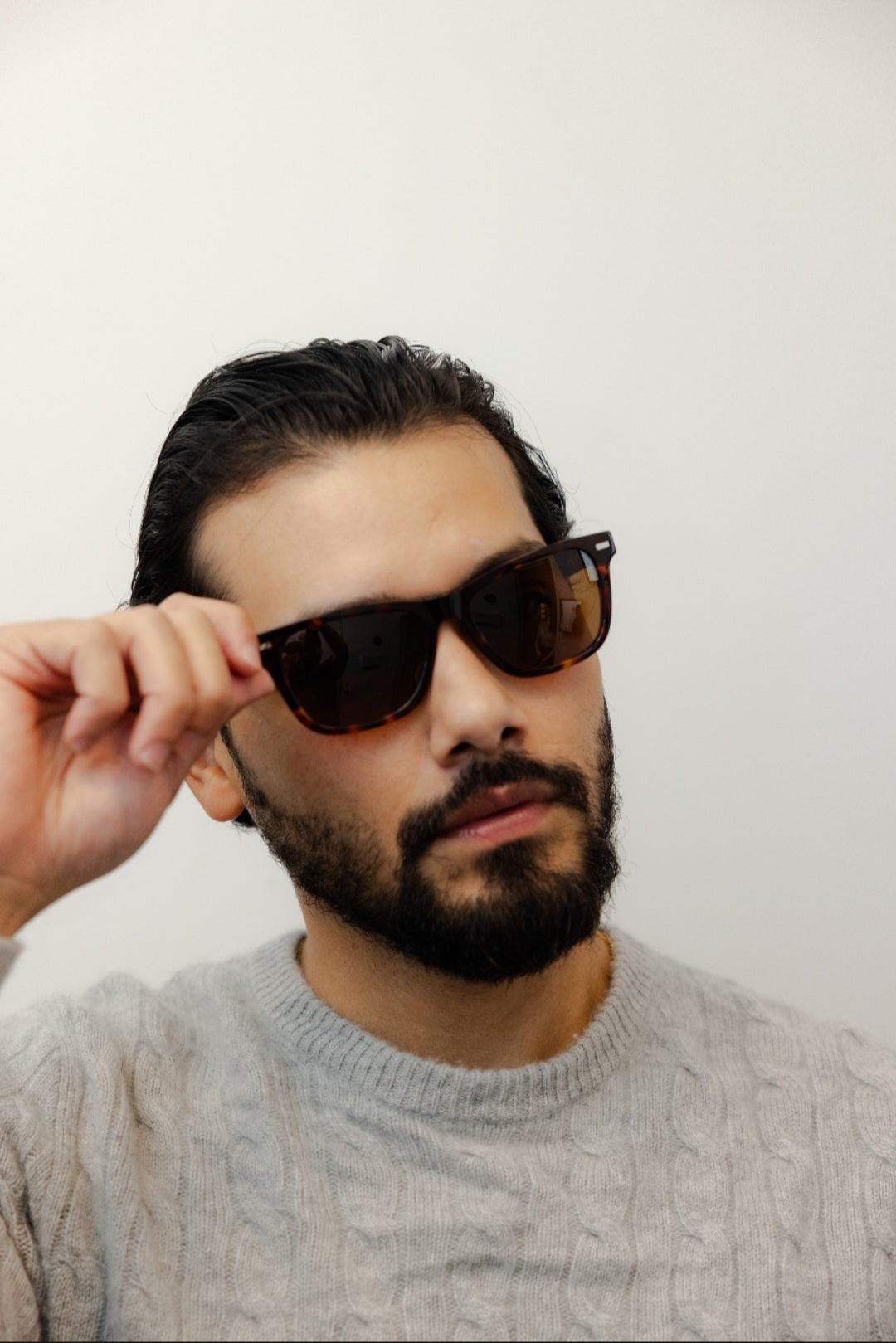 ZACHARY BERNARD GLENWOOD SQUARE POLARIZED SUNGLASSES