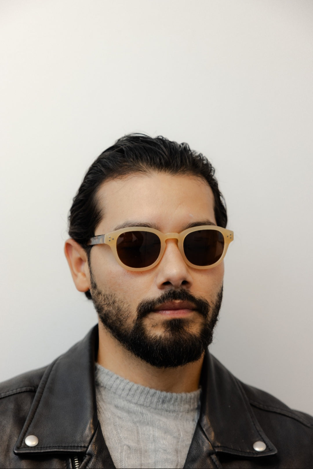 ZACHARY BERNARD ARMITAGE ROUND POLARIZED SUNGLASSES