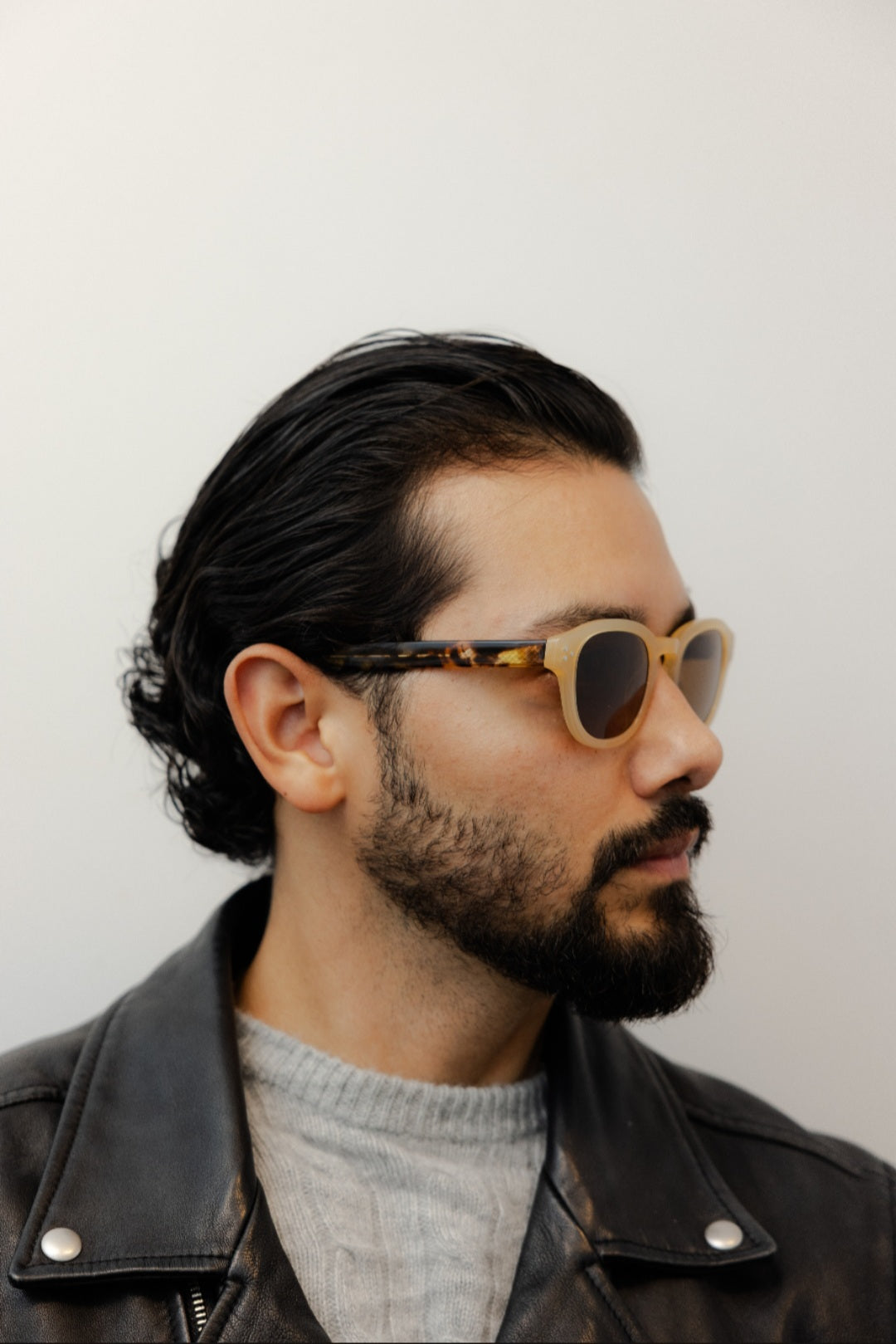 ZACHARY BERNARD ARMITAGE ROUND POLARIZED SUNGLASSES