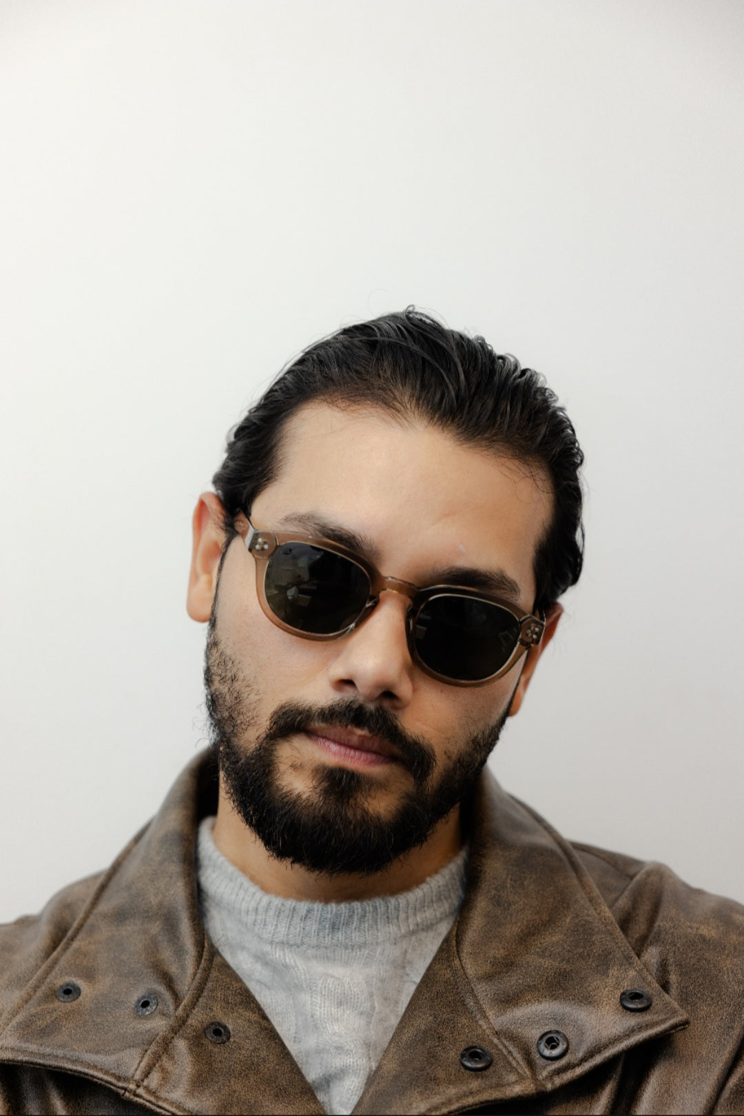 ZACHARY BERNARD ARMITAGE ROUND POLARIZED SUNGLASSES