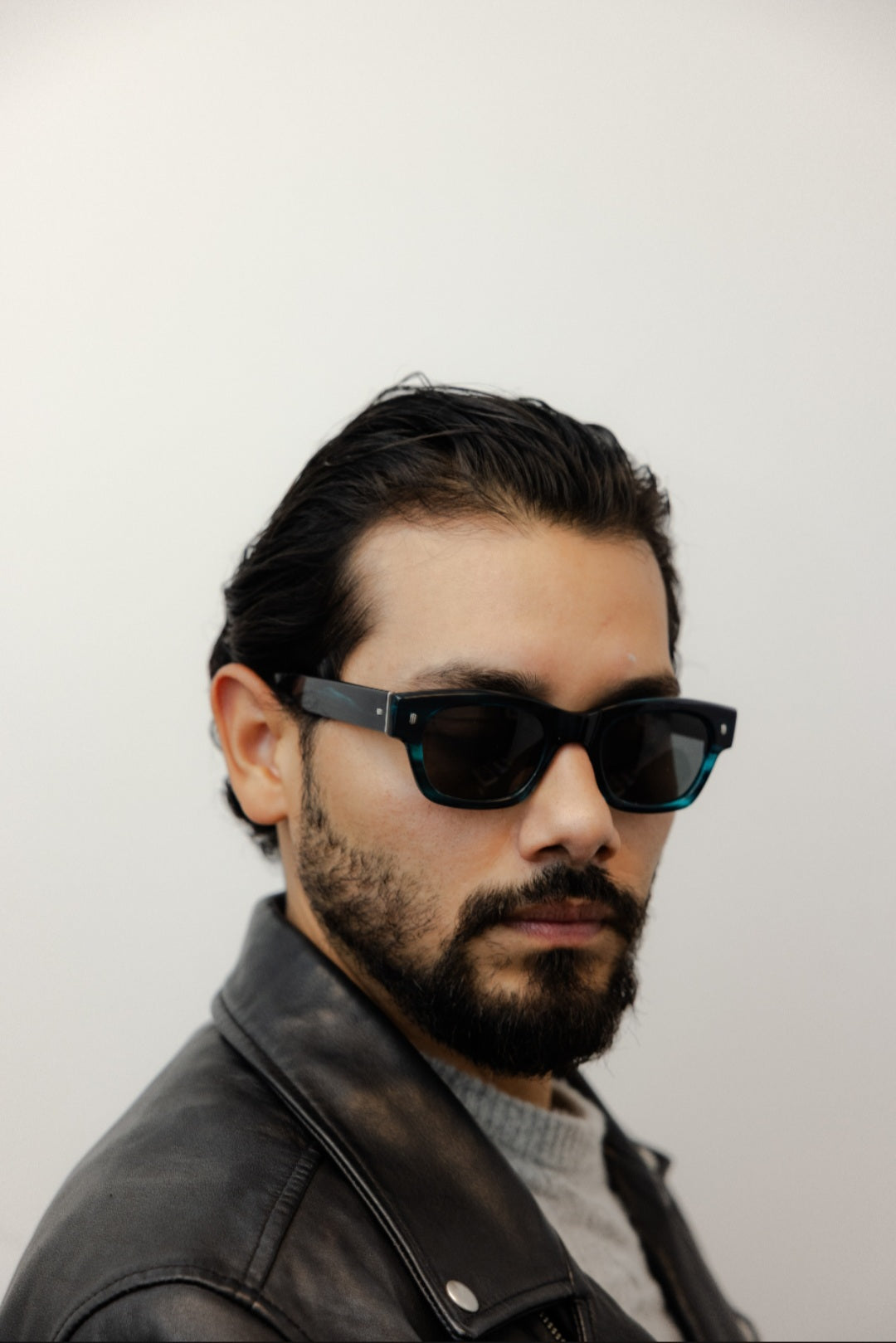 ZACHARY BERNARD WALTON SQUARE POLARIZED SUNGLASSES