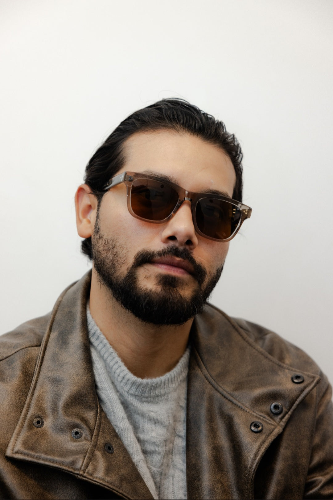 ZACHARY BERNARD MICHIGAN AVE. SQUARE POLARIZED SUNGLASSES