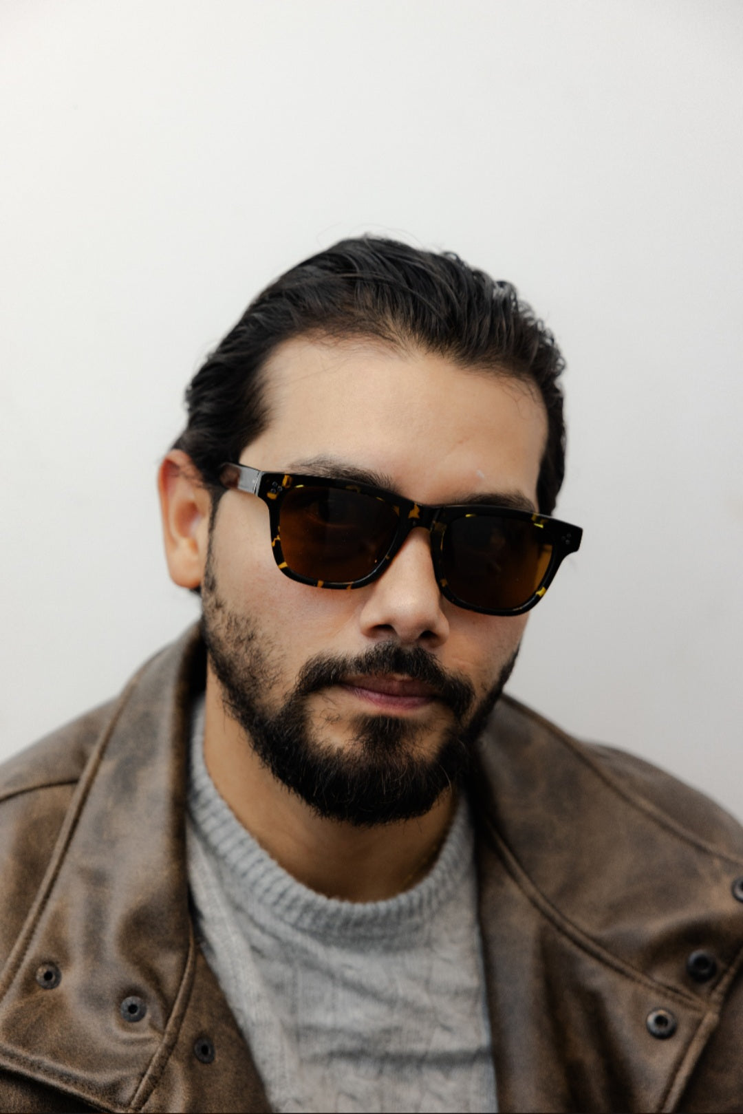 ZACHARY BERNARD MICHIGAN AVE. SQUARE POLARIZED SUNGLASSES