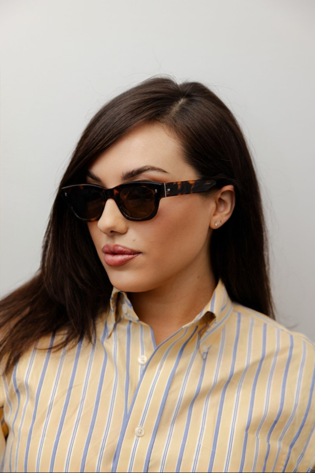 ZACHARY BERNARD WALTON SQUARE POLARIZED SUNGLASSES