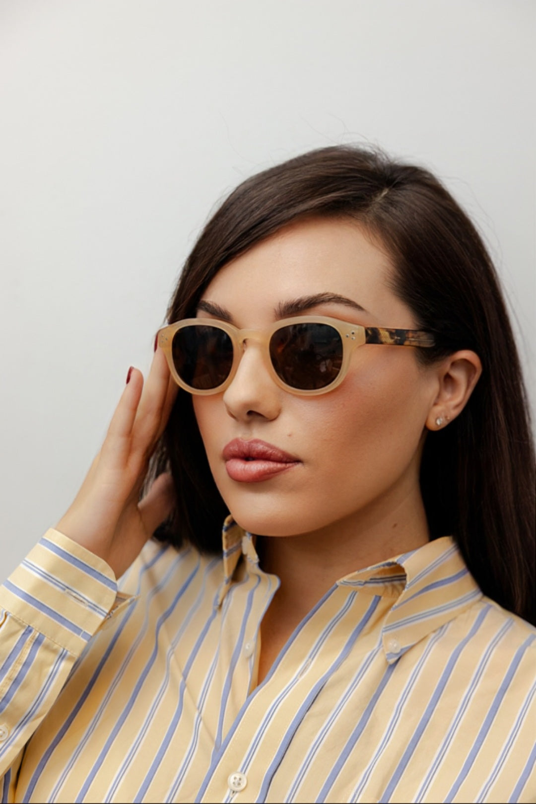 ZACHARY BERNARD ARMITAGE ROUND POLARIZED SUNGLASSES