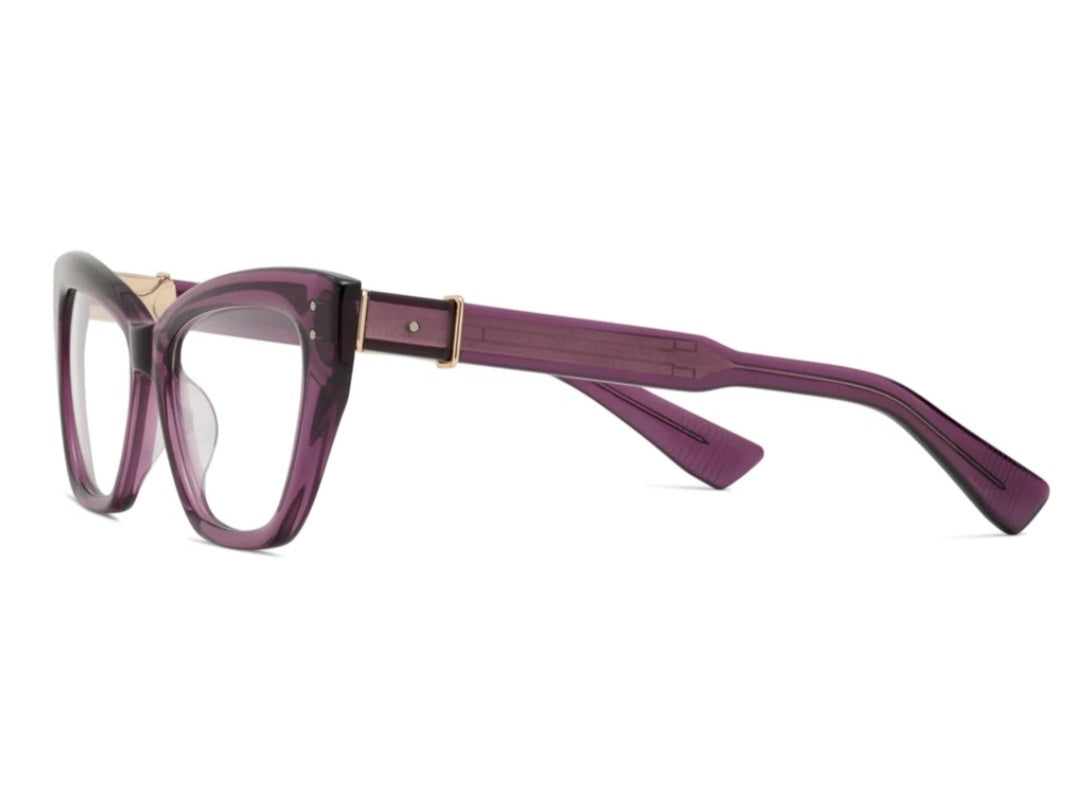 ROBERT MARC RARE IMPRESSION ELDERBERRY 209 CAT EYE OPHTHALMIC GLASSES