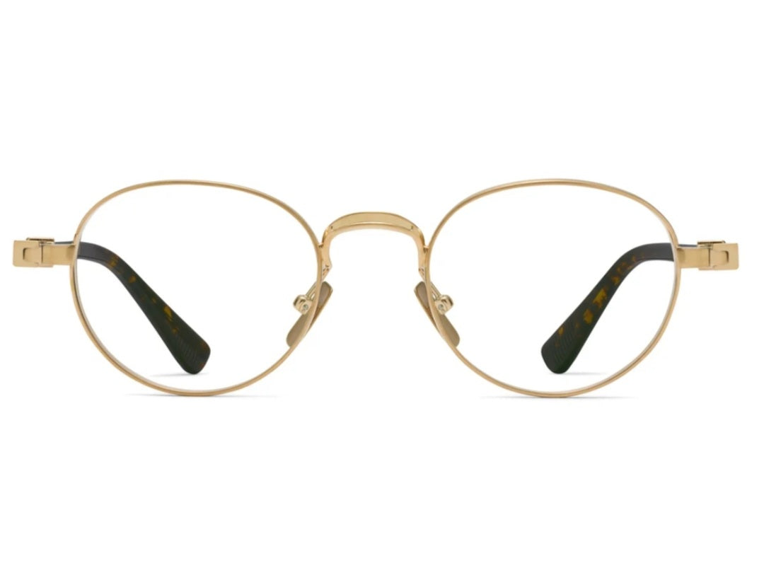 ROBERT MARC THE FINAL DRAFT ANTIQUE GOLD/HERITAGE HAVANA 011 PANTO OPHTHALMIC GLASSES