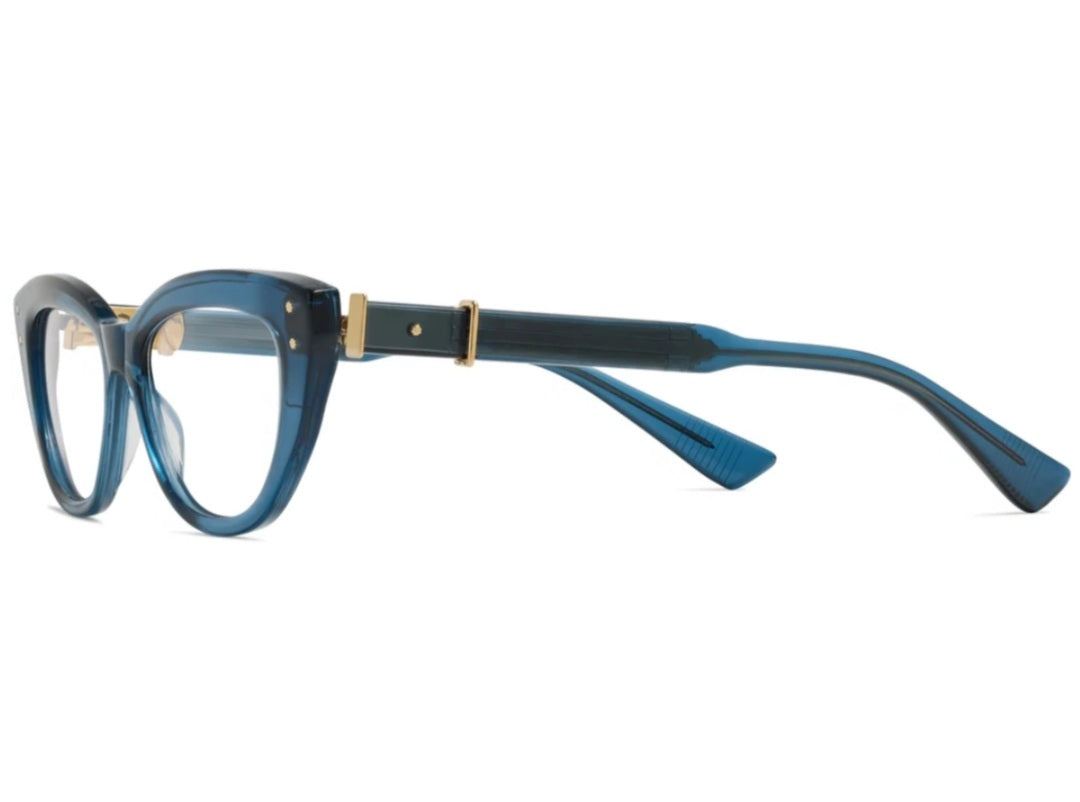 ROBERT MARC HALF PAST MIDNIGHT MINERAL BLUE 025 CAT EYE OPHTHALMIC GLASSES