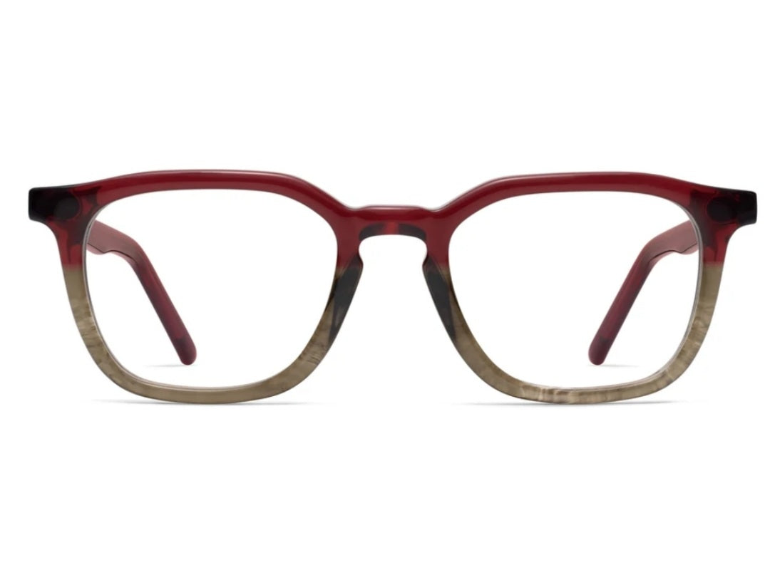 ROBERT MARC RMNYC 1068 BURGUNDY EVENING 562 SQUARE OPHTHALMIC GLASSES