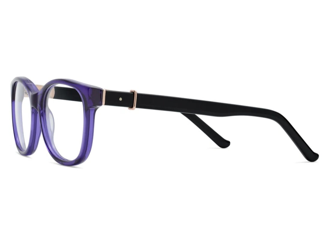 ROBERT MARC RMNYC 1066 PURPLE GLOW 558 RECTANGLE OPHTHALMIC GLASSES