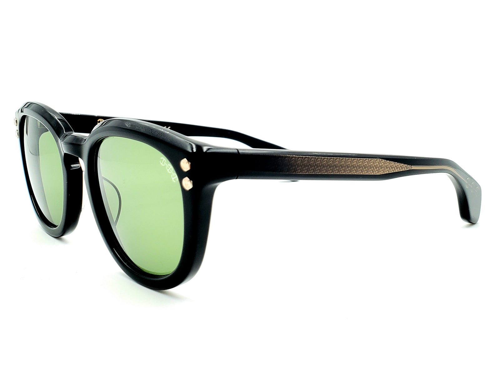 HOORSENBUHS MODEL II |BLACK ROUND SUNGLASSES – Glasses Ltd