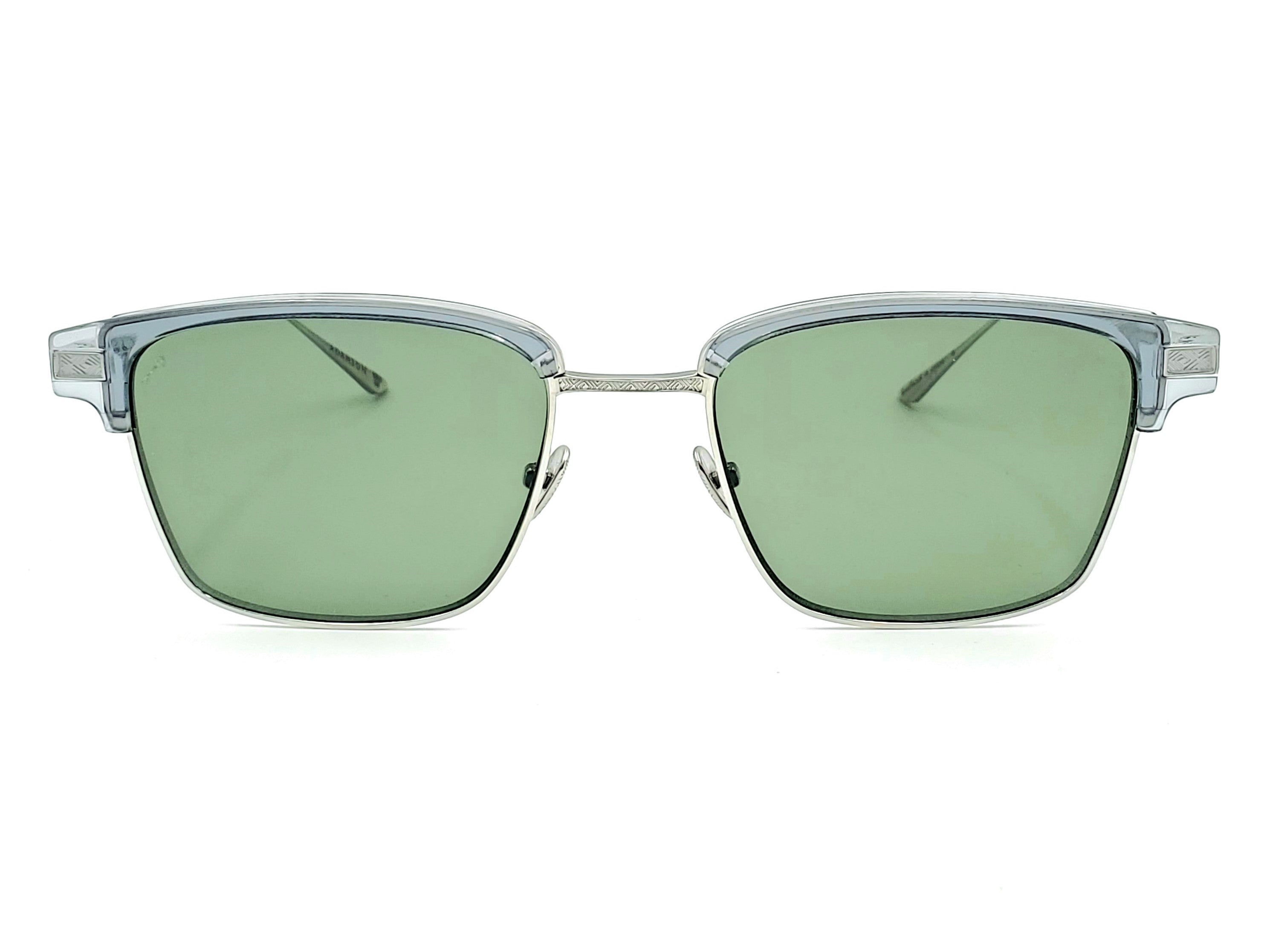 LEISURE SOCIETY ADAMSON 12K SILVER SQUARE SUNGLASSES